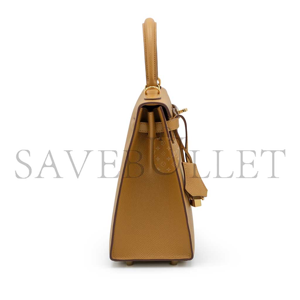H**mes master sesame epsom kelly 25 sellier gold hardware (25*17*7cm)